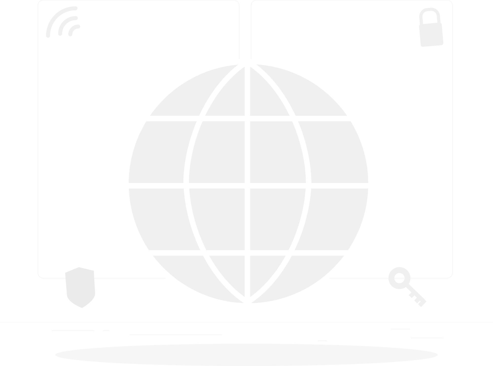 Ilustración de persona gestionando la seguridad de su hogar